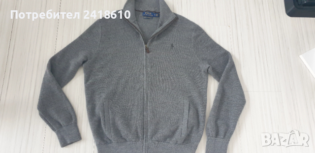 POLO Ralph Lauren Cardigan Merino Knitted Full Zip Mens Size L ОРИГИНАЛ! Мъжка Вълнена Жилетка с цял, снимка 9 - Пуловери - 53082352