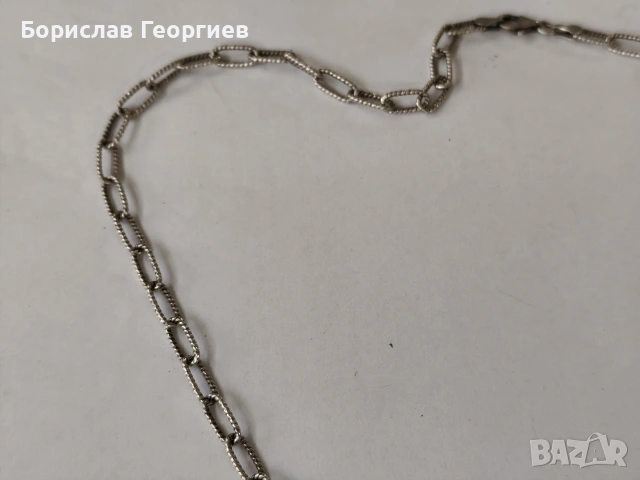 Сребърно колие 925, снимка 3 - Колиета, медальони, синджири - 53230292