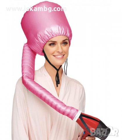 ШАПКА С ТРЪБА ЗА ГОРЕЩ ВЪЗДУХ ЗА ИЗСУШАВАНЕ НА КОСА И ПРАВЕНЕ НА ПРИЧЕСКА - 3206, снимка 2 - Сешоари - 33887026