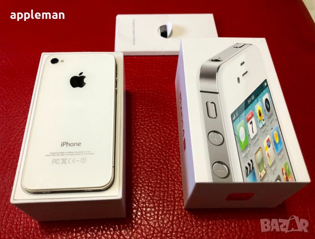 Apple iPhone 4s 16Gb бял Фабрично отключен огледален