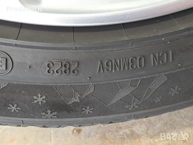 Комплект 17" джанти Autec Valenti с зимни гуми Semperit 215/55 R17 (DOT 2023), снимка 3 - Гуми и джанти - 56082274