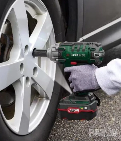 Акумулаторен Ударен Гайковерт PARKSIDE 20V PASSK 20-Li B2, снимка 3 - Други инструменти - 53604612