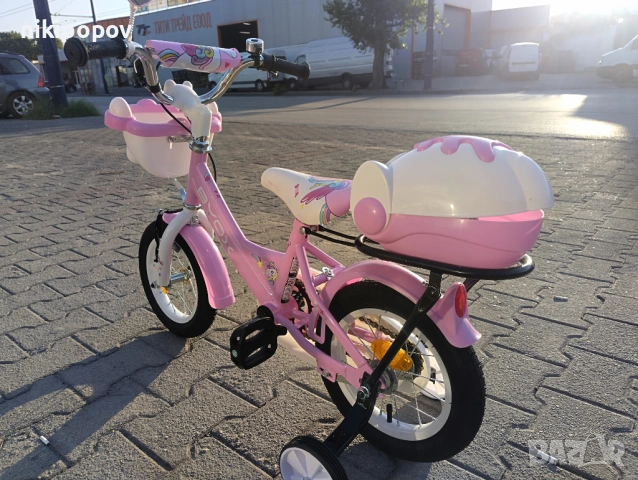 BYOX Велосипед 12" 1202 розов, снимка 7 - Велосипеди - 53759019