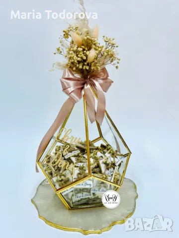 Луксозна бонбониера за сватба, кръщене, юбилей, снимка 6 - Други - 41466653