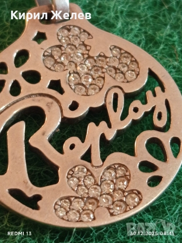 Сребърна висулка моден аксесоар от марката Replay с инкрустирани кристали 45725, снимка 3 - Колиета, медальони, синджири - 52933295