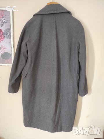 Сиво палто, oversize, размер 38, 20 лв, снимка 3 - Палта, манта - 39749746