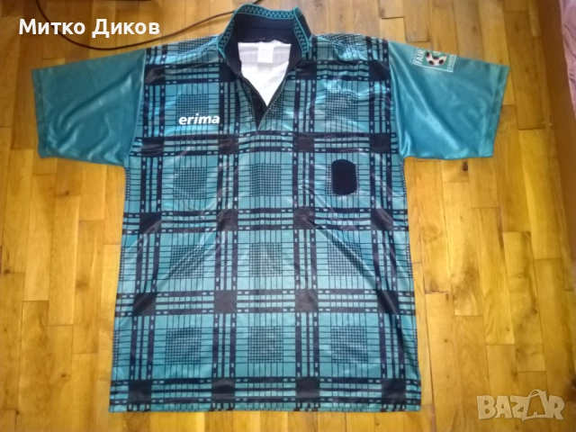 Ерима съдийска рефер футболна тениска винтидж отлична на Германия маркова на Ерима размер Л