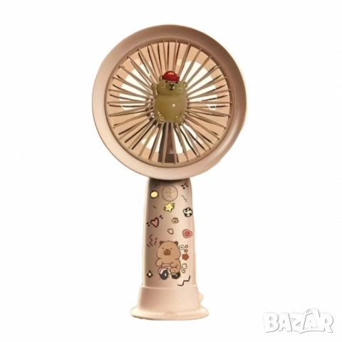 Мини вентилатор с анимационен дизайн – идеалният аксесоар за лятото!, снимка 2 - Друга електроника - 52125835