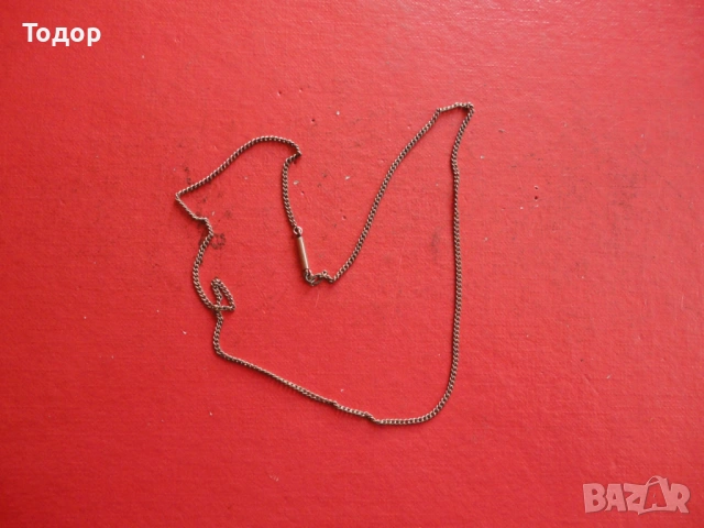 Позлатена верижка колие Am Double 2, снимка 5 - Колиета, медальони, синджири - 53051095