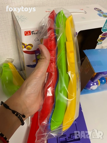 Бебешка игра с топки, чукче и количка за спускане, снимка 10 - Образователни игри - 51619132