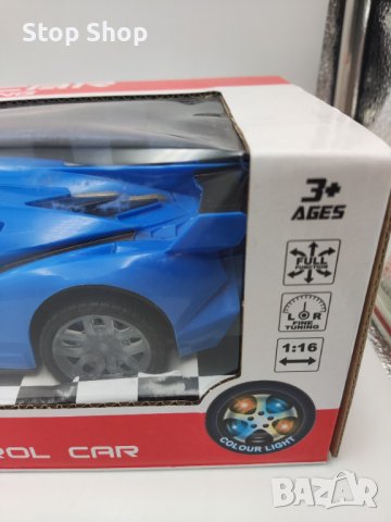 Led светеща кола с дистанционно управление 1:16, снимка 3 - Коли, камиони, мотори, писти - 40887602