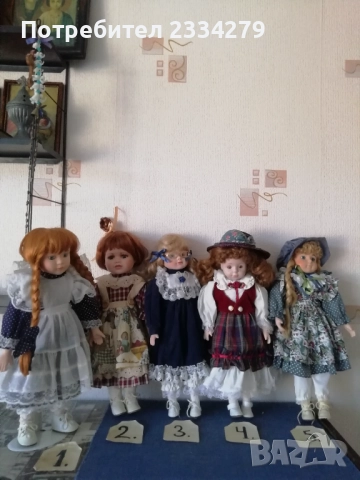 Порцеланови стари кукли, Тиролски и Баварски момичета. 