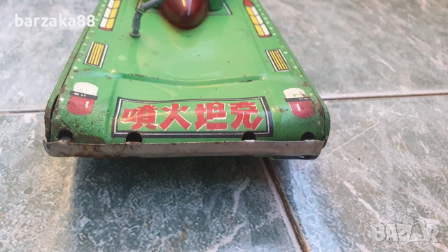 Стара китайска играчка Танк, снимка 4 - Колекции - 52372780