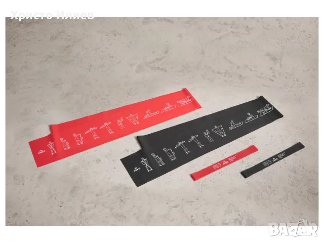 Фитнес ленти Комплект ластици за крака Сет ластици 4бр, снимка 6 - Фитнес уреди - 50439794