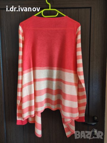 отворена тънка жилетка в свежи цветове , снимка 3 - Блузи с дълъг ръкав и пуловери - 42101664