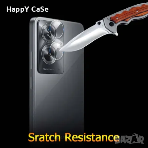 Realme Note 60 / GT 7 Pro / 3D Стъклен протектор за камера твърдо стъкло, снимка 3 - Фолия, протектори - 48558025