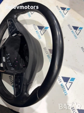5F0419091AH трилъчев кожен мултифункционален волан от Seat Leon ST FR, 1.8 TSI 180 кс., снимка 5 - Части - 52503491
