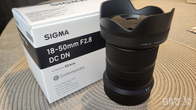 Обектив Sigma 18-50mm f2 8 DC DN Contemporary RF-Mount, снимка 6 - Обективи и филтри - 53826698