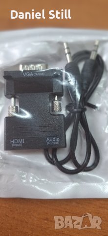 Кабели HDMI към VGA Адаптери Конектори, снимка 6 - Кабели и адаптери - 42701484