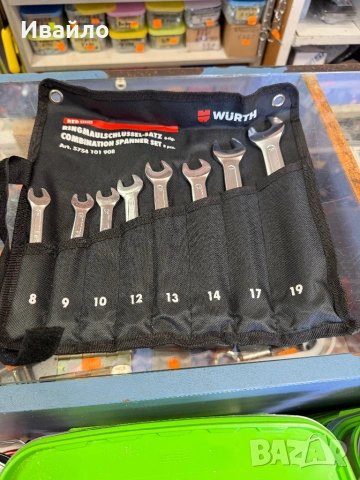 Звездогаечни ключове k-т 8бр Wurth , снимка 4 - Ключове - 53799776