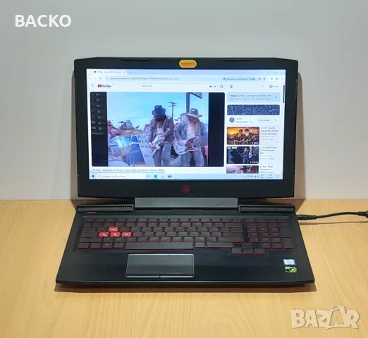Лаптоп HP OMEN 15-ce001ne / I7-7700HQ / GTX 1050 TI за окомплектоване