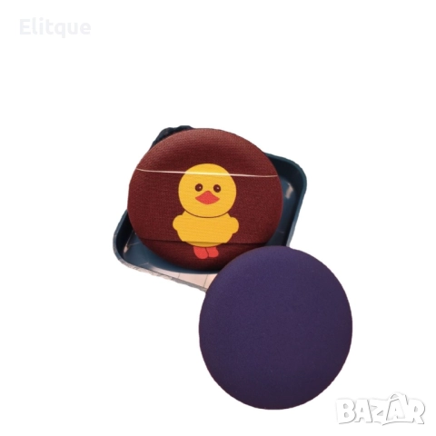 Комплект гъбичка за пудра и прозрачна кутия, снимка 6 - Други - 52831687