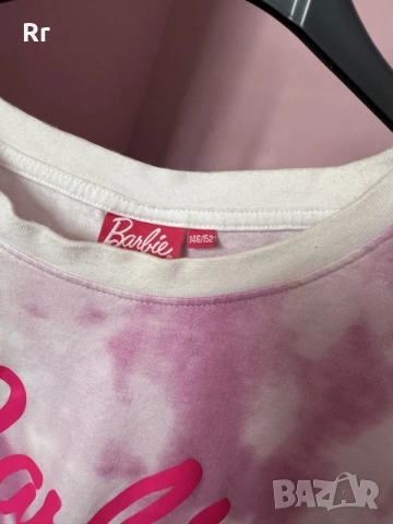 Розова тениска-Barbie, снимка 2 - Тениски - 55874524