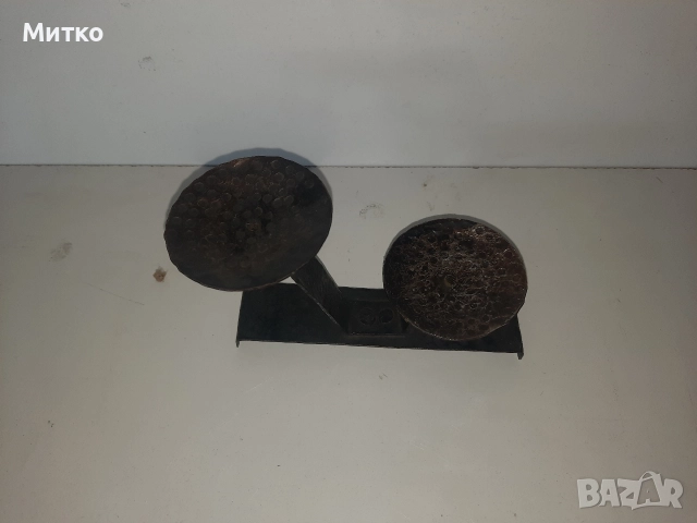 Ретро свещник от ковано желязо, снимка 2 - Други - 52678287