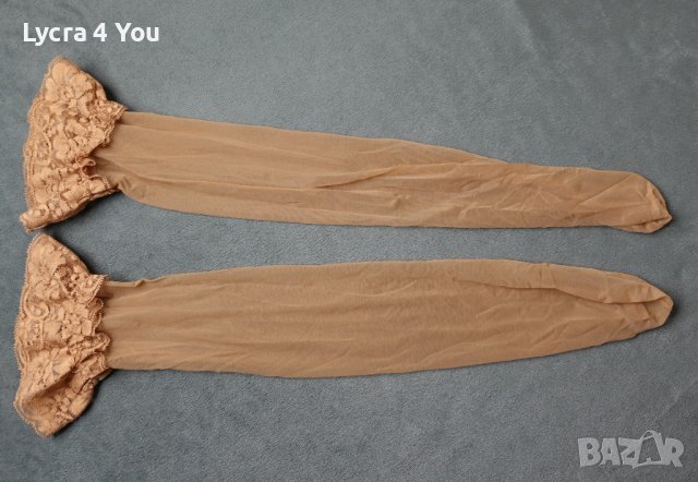 XS/S силиконови чорапи с дантела и ликра, снимка 2 - Бельо - 41376979