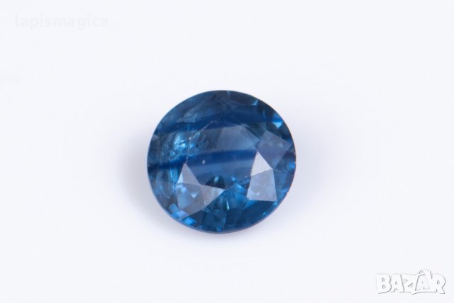 Син сапфир 0.45ct 4.5mm нагряван кръгла шлифовка #11