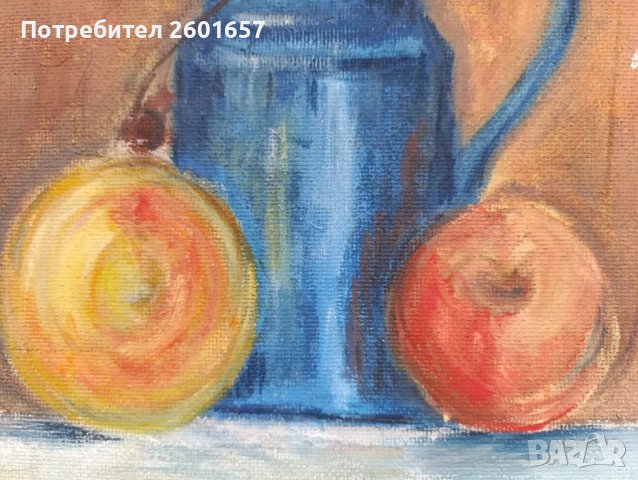 Натюрморт маслени бои., снимка 2 - Картини - 48117889