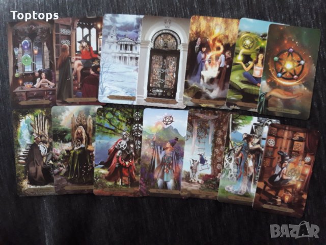 Вълшебни 78 таро карти - Wizards Tarot на Barbara Moore, снимка 10 - Карти за игра - 34659243