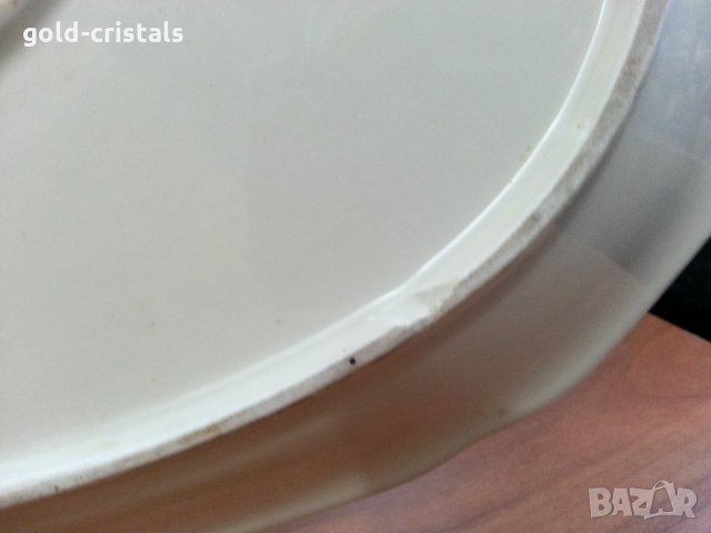  плато елипса порцелан Чехословакия , снимка 6 - Антикварни и старинни предмети - 35852854