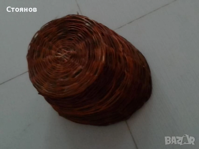 стар плетен кош , снимка 3 - Други стоки за дома - 53499338