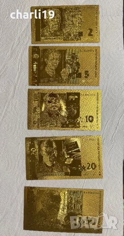 5 бр. Златни български банкноти , снимка 8 - Нумизматика и бонистика - 52776460