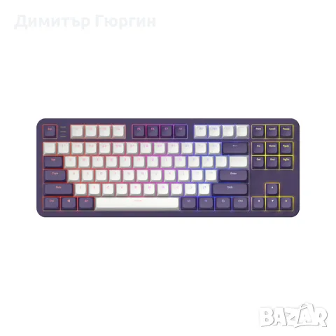 Keyboard dark project violet