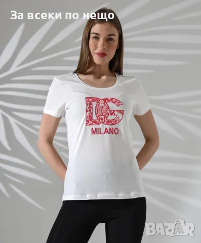 Dolce&Gabbana Дамска Тениска👚Дамска Блуза С Къс Ръкав Долче И Габана - Налични Различни Цветове, снимка 7 - Тениски - 48932285