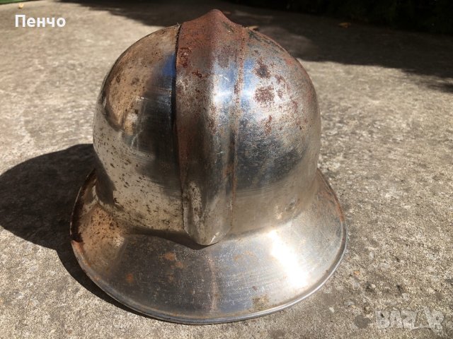 стара пожарникарска каска, снимка 4 - Антикварни и старинни предмети - 42470401