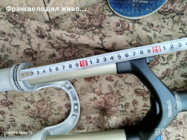 26 цола напълно работеща вилка за велосипед колело rock shox , снимка 5 - Части за велосипеди - 51638101