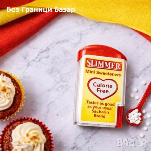 Нов Подсладител таблетки Slimmer Sweet Mini 2000 броя заместител захар, снимка 8 - Хранителни добавки - 53824658