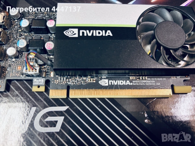 Видеокарта nVidia Quadro T1000 4GB GDDR6 с подарък, снимка 6 - Видеокарти - 53574477