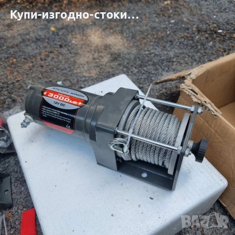 Лебедка за ATV / UTV Winch 3000lb 12v DC, снимка 8 - Аксесоари и консумативи - 42071232