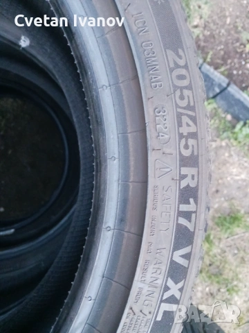 205/45/17, снимка 3 - Гуми и джанти - 53757597