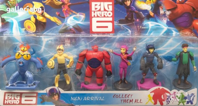 Комплект фигурки на Героичната шесторка , Big Hero 6