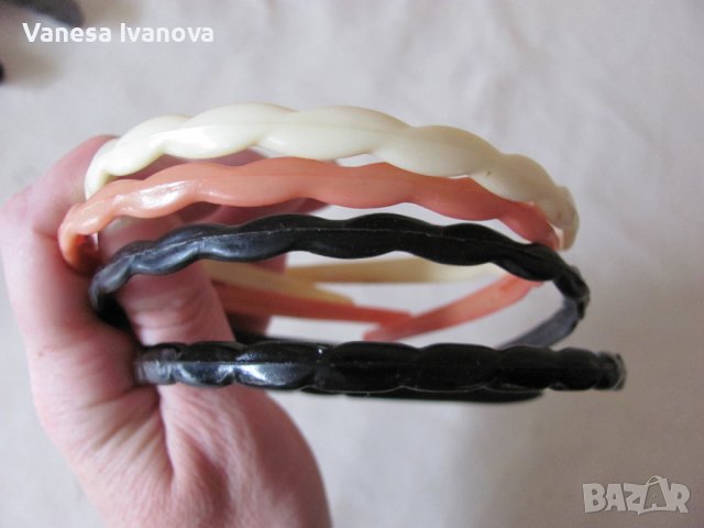 Лот 4 диадемки и 1 шноличка - от по-старо време, снимка 4 - Аксесоари за коса - 41486554