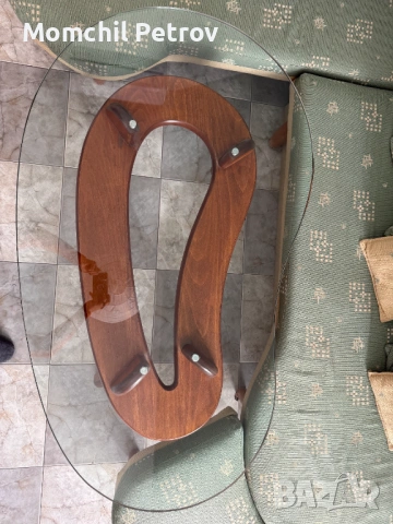 Стъклена холна маса, снимка 3 - Маси - 53291277