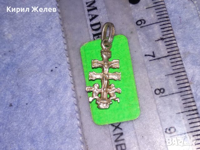 УНИКАЛНО РЯДКА МАЙСТОРСКА АРТ ИЗРАБОТКА ДВУСТРАННО СРЕБЪРНО РАЗПЯТИЕ СРЕБРО 925 КРЪСТ 19275, снимка 4 - Антикварни и старинни предмети - 40524072