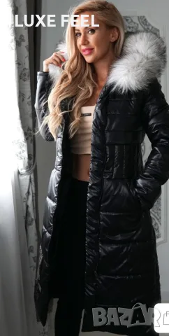 🤍 Естествен Косъм 🤍Дамско Зимно Яке S -6XL, снимка 5 - Якета - 56087039
