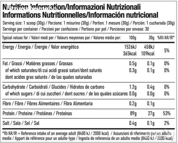 PER4M Isolate Zero 2kg СУРОВАТЪЧЕН ИЗОЛАТ, снимка 2 - Хранителни добавки - 50908199