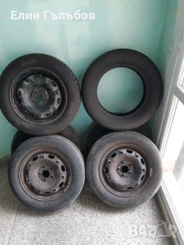 Гуми (летни) LASSA 6 броя комплект с железни джанти 